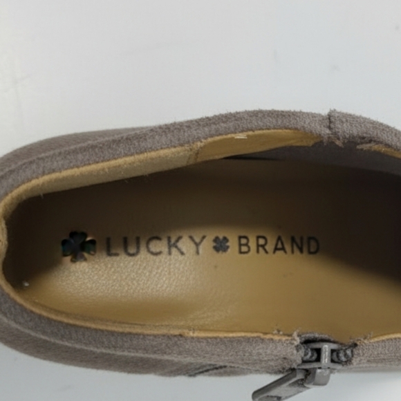 Lucky Brand Gray Ankle Booties - Picture 2 of 4